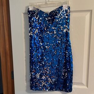 Arden B Royal Blue Sequin Dress